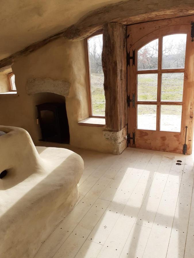 Maison Terre Les Cabanes De Fallot - Sauna Bain-Froid Piscine Naturelle L'isle-Bouzon 외부 사진